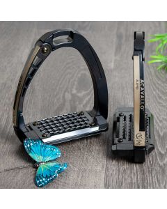 Acavallo sikkerhedsbøjler Arena sort med sort bund 